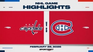 Обзор матча НХЛ | Монреаль - Вашингтон (01.03.2026)