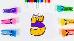 Учим Цифры от 1 до 10 видео для детей