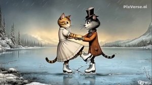 Чемпионат по фигурному катанию среди котов.