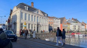 Бельгия. Прогулка по по средневековым улочкам Гента в формате 4К