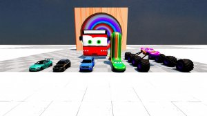 МУЛЬТИКИ ПРО МАШИНКИ ЦВЕТНЫЕ АВТОБУСЫ