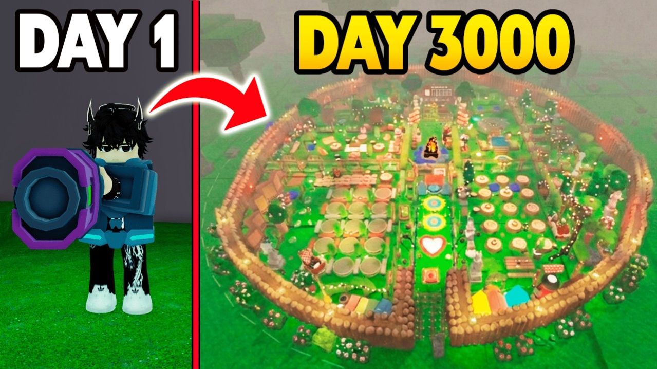 Я прожил в Лесу 3000 дней и за 99 ночей построил ИДЕАЛЬНУЮ базу смотреть онлайн