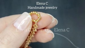 Легкий и Милый Браслетик из бисера своими руками от Elena C - Украшения ручной работы