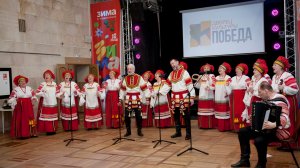Русская песня на открытии выставки 22.02.2026