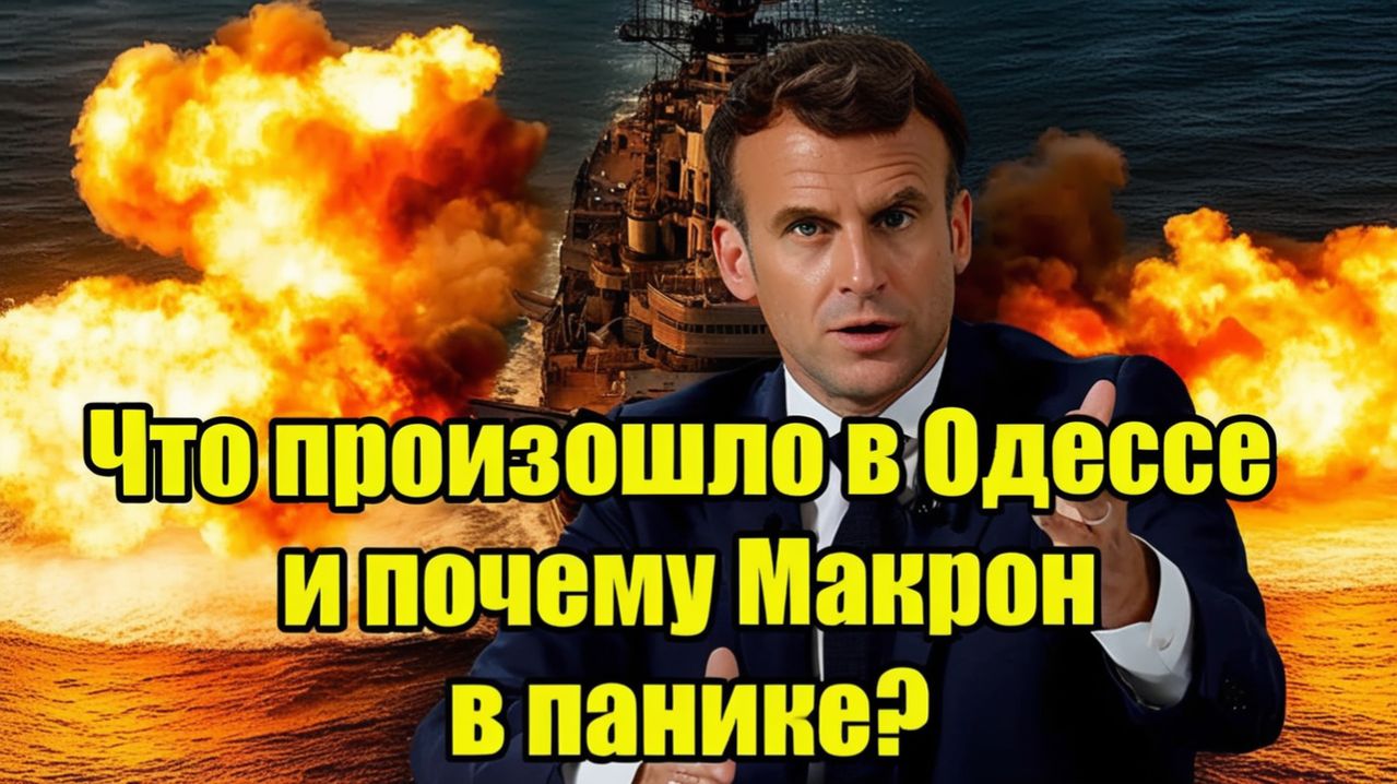 Срочно! Что произошло в Одессе и почему Макрон в панике Крах доктрины «невидимой войны. смотреть онлайн