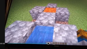 Как сделать генератор булыжника в Майнкрафте!