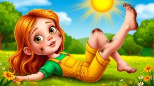 Девочка чумазая. Мультик.