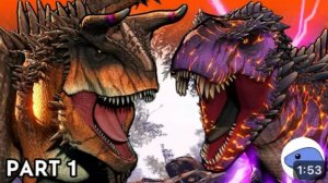 Гипер Карнотавр vs Омега 09 | Анимация часть 1 (перезалив с Ютуба)