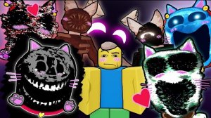 Двери, но монстры — неко (все серии)! Анимация дверей