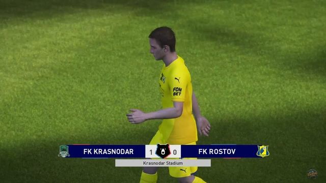 Футбол. РПЛ. Краснодар - Ростов. Обзор матча [PES 2017] смотреть онлайн