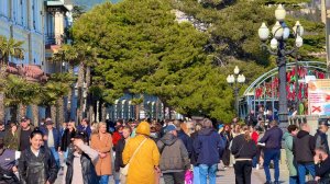 ЯЛТА. Весна ПОГНАЛИ! Опешили от толпы! Массандровский пляж, Набережная, Приморский.Крым сегодня 2026