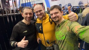 Мир охоты и рыбалки в Крокусе, вручение подводной камеры команде снасти здрасти