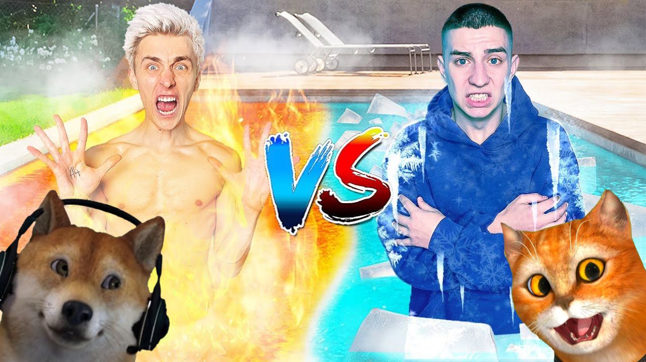 ГОРЯЧИЙ vs ХОЛОДНЫЙ Бассейн Челлендж Влад А4 ! - Реакция смотреть онлайн