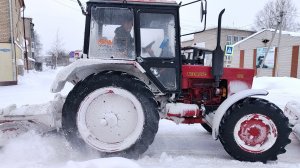 очистка дорог от снега 218 часть