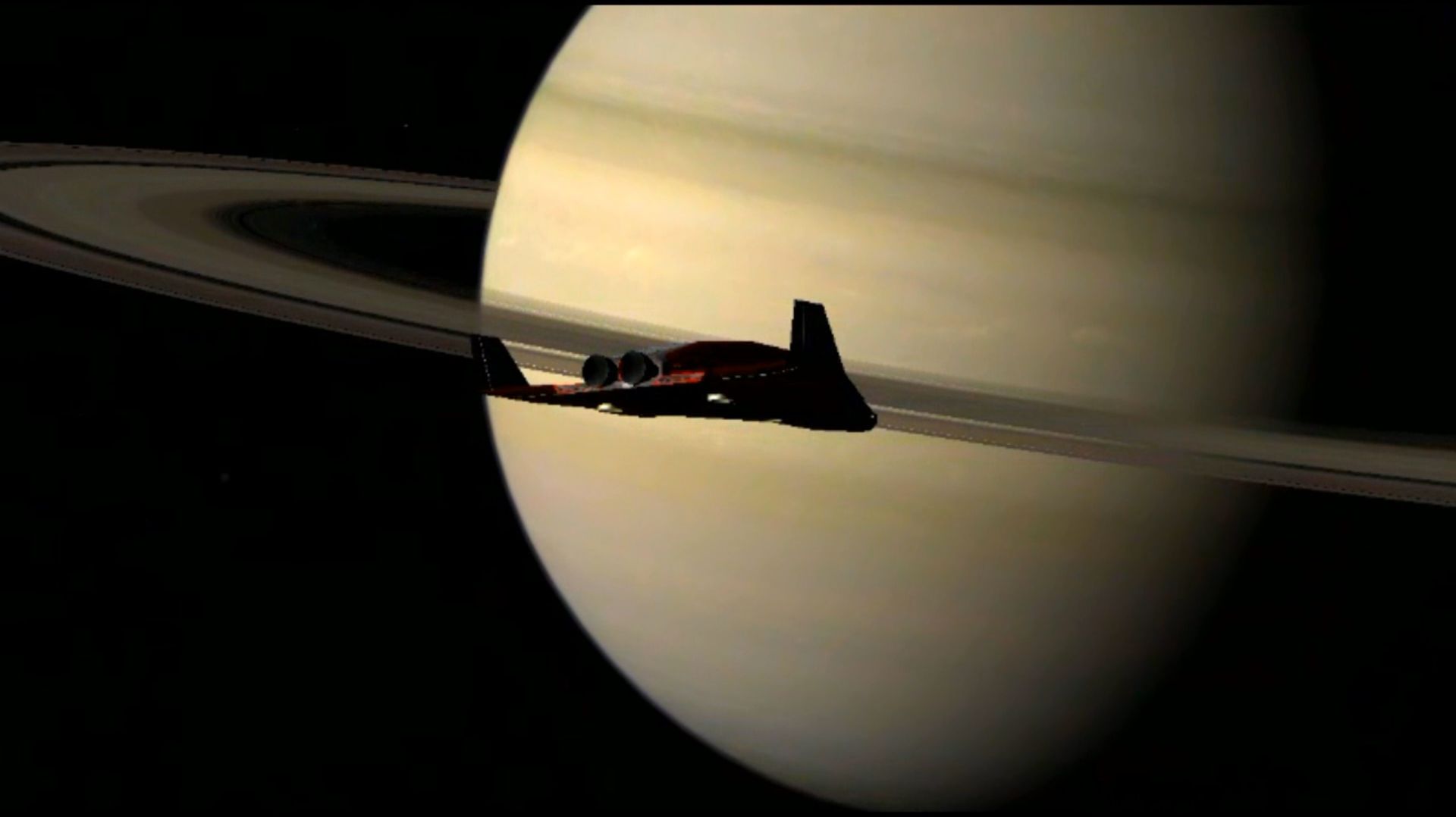 Подлет к Сатурну
