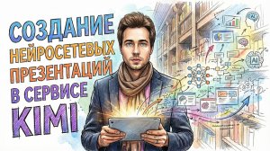 Создание нейросетевых презентаций в Kimi