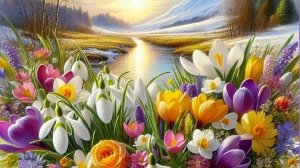 Ура,весна пришла! С первым днём Весны. Шикарная музыкальная открытка.