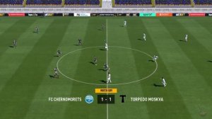Футбол. ФНЛ. Черноморец (Новороссийск) - Торпедо (Москва). Обзор матча [PES 2017]