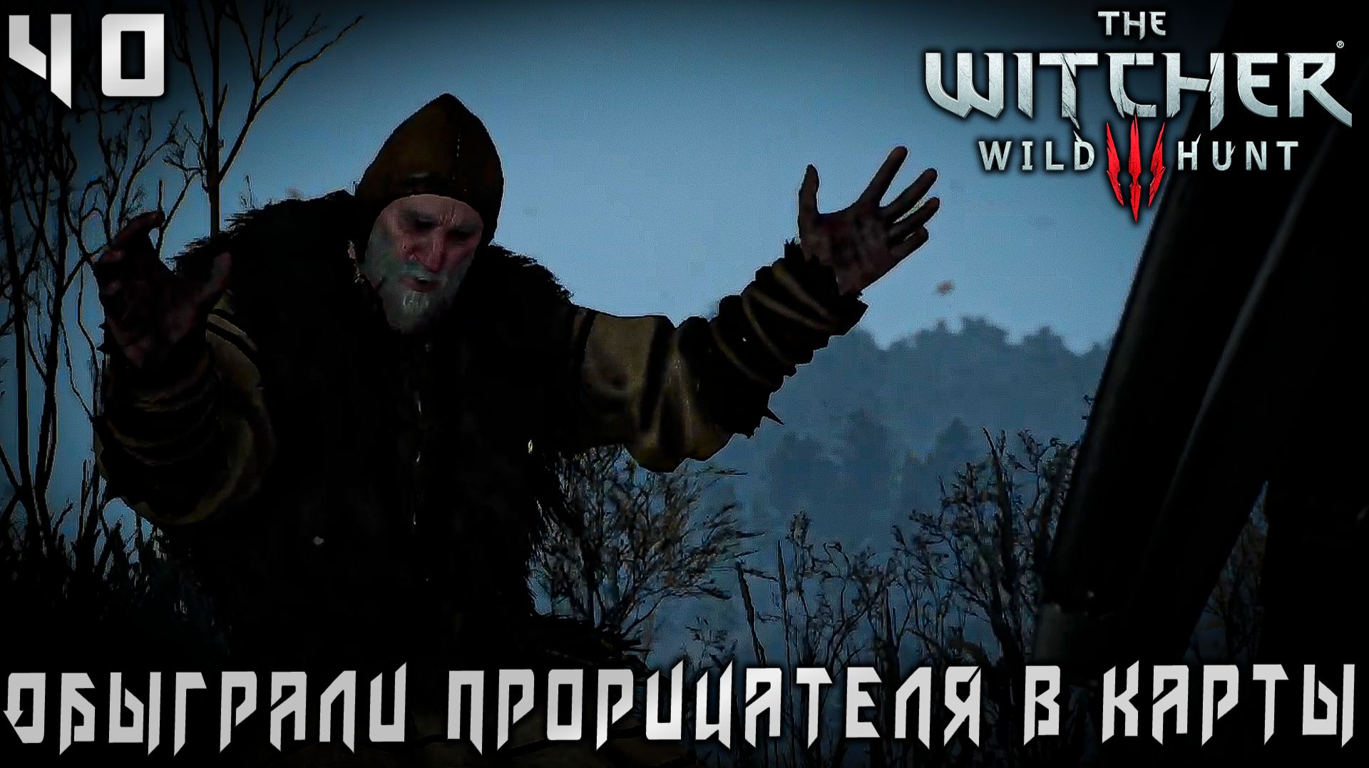 Ведьмак 3 Дикая Охота - Обыграли прорицателя в карты #40 (The Witcher 3 Wild Hunt)