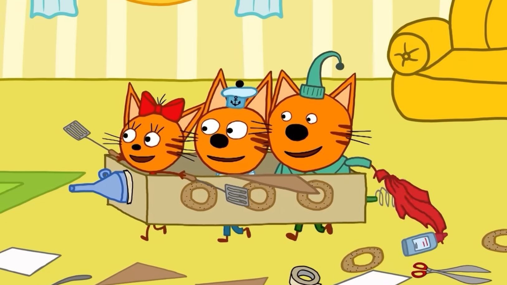 Три Кота 😽 | Игра Для Детей | Игра Мультфильм