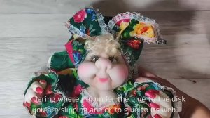 Рукоделие. Туалетная кукла Мадам ФуФу из капроновых колготок, часть 2.