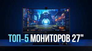 Игровые мониторы 27 дюймов 2026 — рейтинг топ‑5 моделей до 50 000 руб.🎮