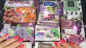 🍇🍇Unboxing grape-scented soap🍇🍇Распаковка мыла с ароматом винограда🍇🍇