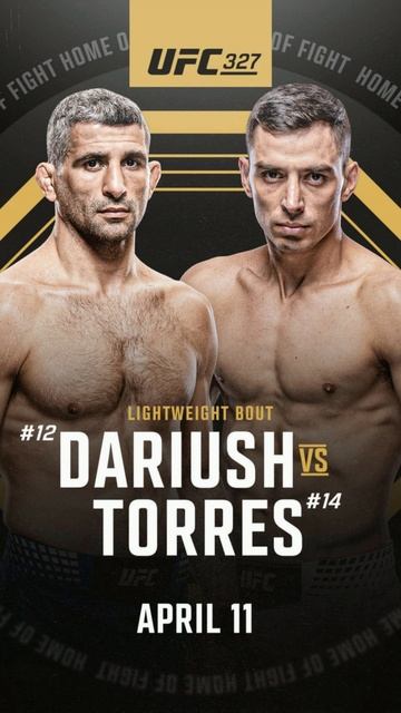 Дариуш VS Торрес 11.04.2026 #shorts #бенеилдариуш #мануэльторрес #дариушторрес #ufc327