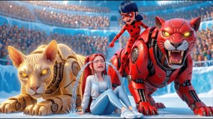 О боже 😱 Руми Голд против Ледибаг: гонка на сфинксах 🔥 | Кто победит?