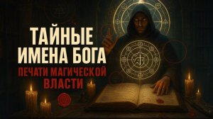 20. Тайные имена БОГА и печати власти - система магических имён в гримуарах | Черный Кабинет