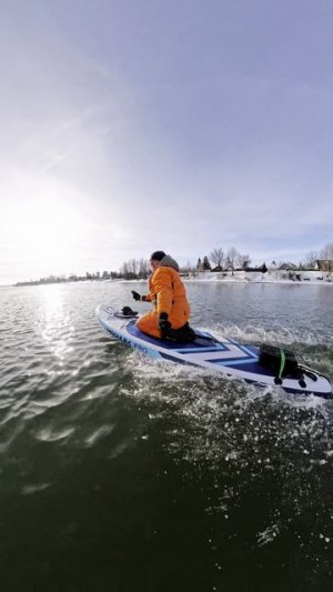 Зимний электросап в Сибири