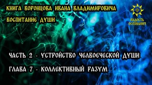 2,7 Коллективный разум. Книга Воронцова И.В. - "Воспитание Души"