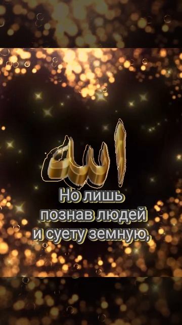 АЛЬХАМДУЛИЛЛЯХ,
ВСЕМИЛОСТИВЫЙ АЛЛАХ ❣️
Лишь познав людей и  эту Дунью,осознаешь,как важно было посвя