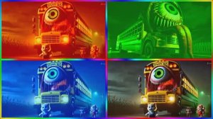 МУЛЬТИКИ: ГИГАНТСКИЙ ШКОЛЬНЫЙ АВТОБУС 🚌🎉 vs ОЗОРНЫЕ ПЛИТКИ‑ПРЫГУНЧИКИ