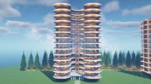 Как построить современный отель в Minecraft