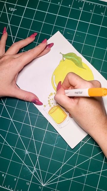 антистресс #рисунок #лимон #декор #антистресс