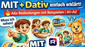 👉 MIT + Dativ простое объяснение! 🔥 Все значения с примерами  A1–A2