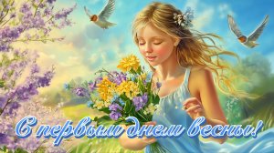 С Первым Днём Весны! Красивое Весеннее Пожелание