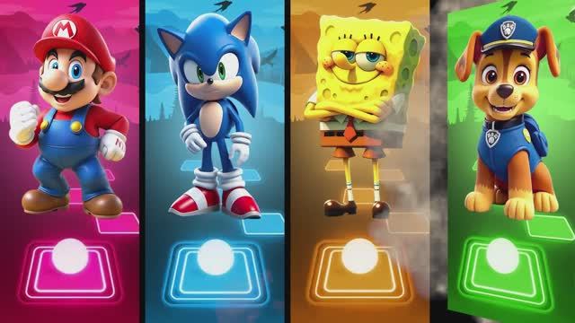 МУЛЬТИКИ: БРАВЫЙ МАРИО 🍄🤹♂️ vs БЫСТРЫЙ ЁЖ СОНИК 🦔💨 vs ГУБКА БОБ КВАДРАТНЫЕ ШТАНЫ смотреть онлайн