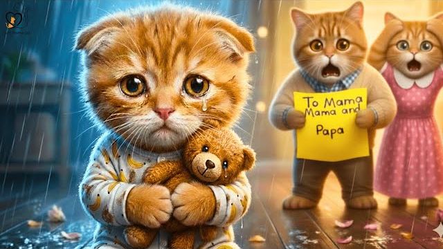 Буря забрала нашего рыжего котенка ⛈️😢 Но записка, которую он оставил, разбила папе сердце 💔 смотреть онлайн