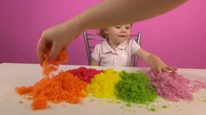 Делаем цветной искусственный снег. Опыты и Эксперимен