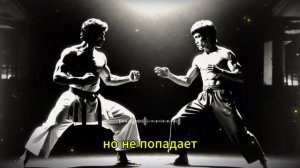 Он не знал, что это был Брюс Ли. Чемпион бросил вызов случайному человеку в зале.
