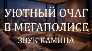 Звук камина 2 часа 🔥 Треск дров, живой огонь для сна, расслабления и снятия стресса