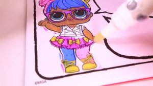 Волшебный МАРКЕР! Уроки Рисования с Куклами Лол Сюрпри