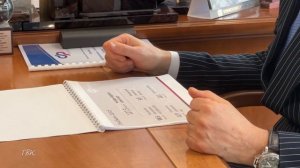 Владимир Мазур провёл рабочую встречу с управляющим реготделением Соцфонда Дмитрием Мальцевым