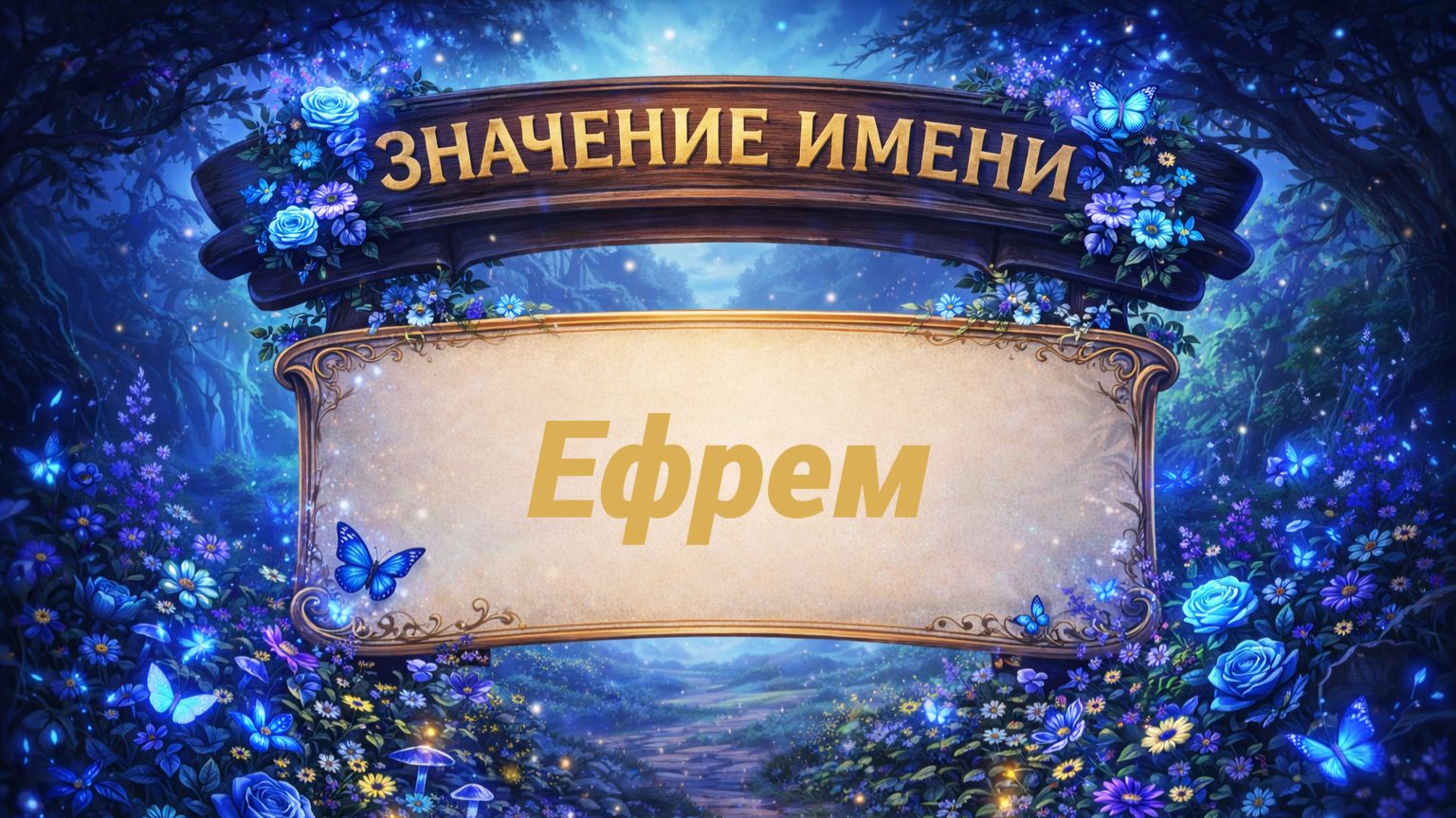 Значение имени Ефрем