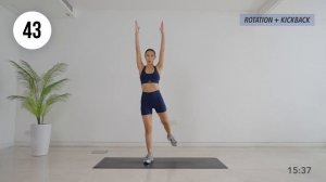 📹 30-минутная высокоинтенсивная кардио-тренировка стоя 🔥 Сжигание жира по всему телу → #MIZI