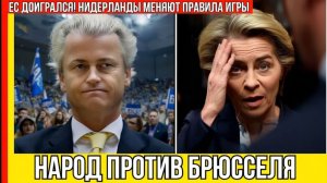 Нидерланды ВЗОРВАЛИСЬ народ идёт против Брюсселя!