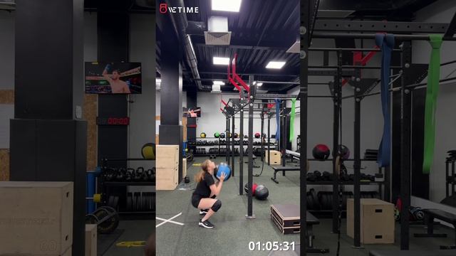 Шамраева Мария, ТФ Люберцы, тренер ВП, количество повторений 85 раз.