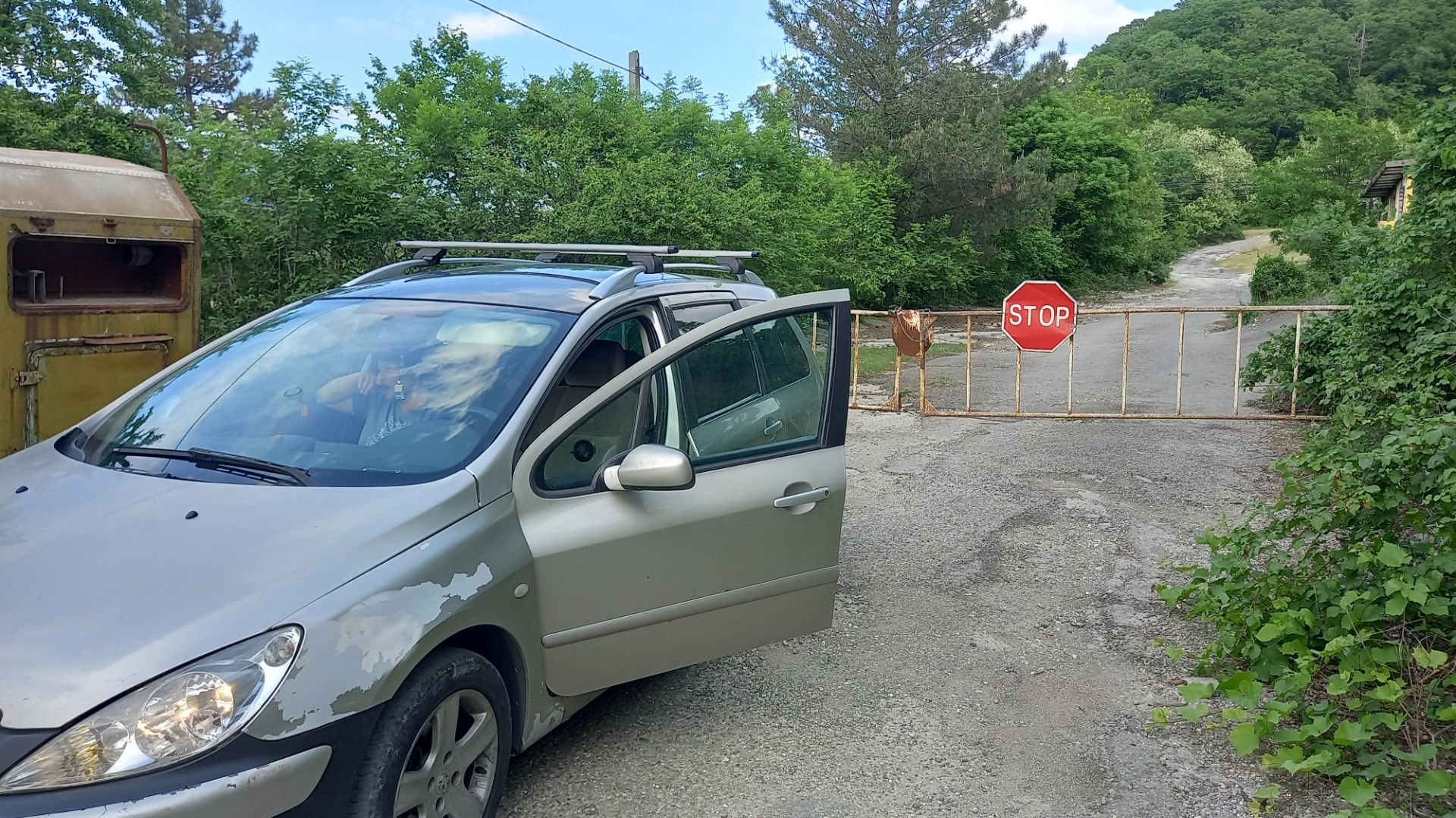 Купили участок возле моря, расчищаем.